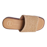 Sandalia Cuna Para Mujer Lob Footwear Rafia Beige 90605047
