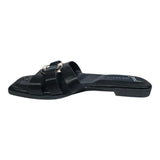 Sandalia Piso Para Mujer Lob Footwear Pu Negro 91805030
