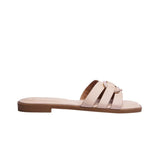 Sandalia Piso Para Mujer Lob Footwear Pu Beige 91805031