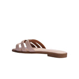 Sandalia Piso Para Mujer Lob Footwear Pu Beige 91805031