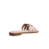 Sandalia Piso Para Mujer Lob Footwear Pu Beige 91805031