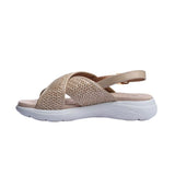 Sandalia Cuna Para Mujer Lob Footwear Rafia Beige 91805036