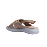 Sandalia Cuna Para Mujer Lob Footwear Rafia Beige 91805036