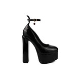 Zapatilla de Tacon Mujer LOB Pu Patent Negro 92003565