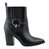 Botin Mujer Lob Pu Croc Negro 92504501