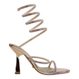 Sandalia Tacon Para Mujer Lob Footwear Pu Rosa 92505001