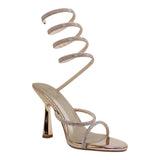 Sandalia Tacon Para Mujer Lob Footwear Pu Rosa 92505001