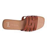 Sandalia Piso Para Mujer Lob Footwear Pu Café 93105016
