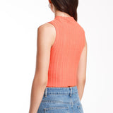 Blusa Tejida Cuello Mock