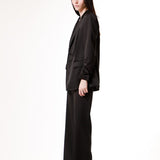 Saco Negro Forrado Oversize