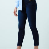 Jeans Skinny Fit Básico Mezclilla Obscura