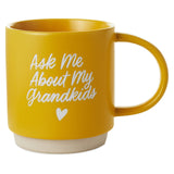 Taza "Ask Me About My Grandkids", 16 oz.