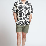 Camisa Manga Corta Cuello Resort