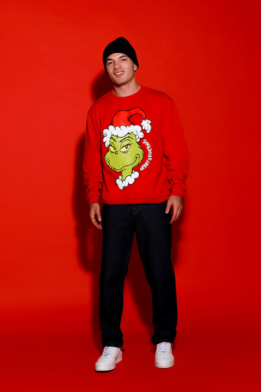 Sudadera Navide a Grinch Roja