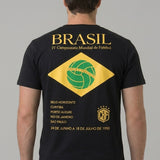 Playera Manga Corta Fútbol "Brasil Campeonato"