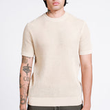 Playera Tejido Punto Cuello Redondo