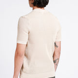 Playera Tejido Punto Cuello Redondo