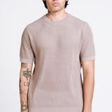Playera Tejido Punto Cuello Redondo