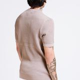 Playera Tejido Punto Cuello Redondo