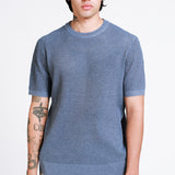 Playera Tejido Punto Cuello Redondo