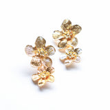 Aretes Colgantes De Flor