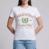 Playera Manga Corta Fútbol "Argentina"