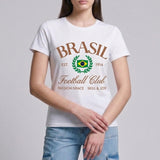 Playera Manga Corta Fútbol "Brasil"