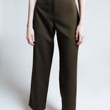 Pantalón Recto Pretina Cruzada