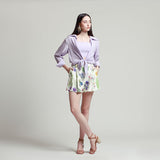 Short Presillas Bolsillos Diagonales
