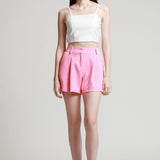 Short Presillas Bolsillos Diagonales