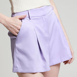 Short Presillas Bolsillos Diagonales