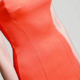 Vestido Corto Strapless