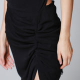 Vestido Midi Tirantes Cruzados En Espalda