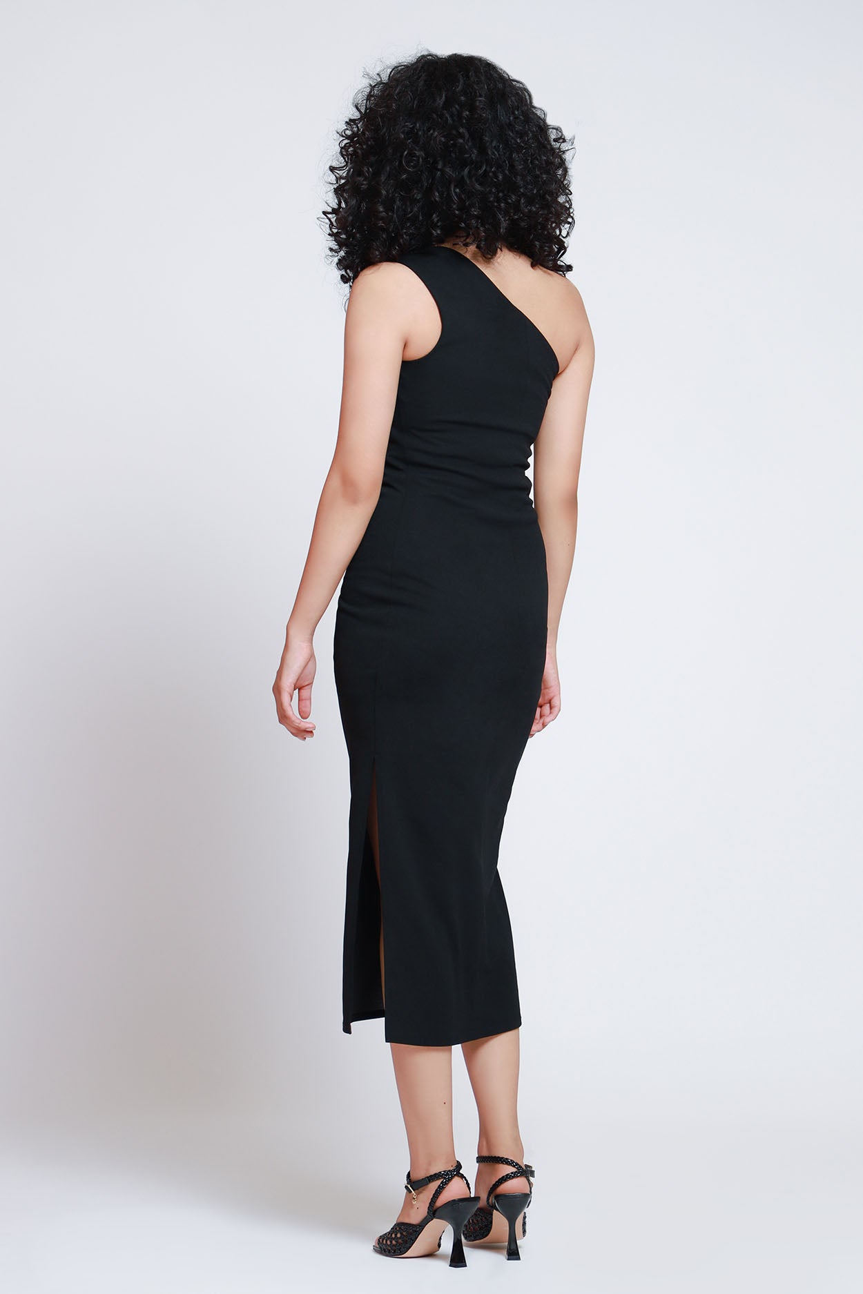 Miss Chase Mini Vestido Skater Sin Mangas De Algodón A Rayas Blancas Y Negras Para Mujer, Negro Y Blanco