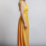 Vestido Maxi Asimétrico One Shoulder