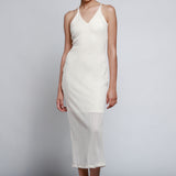 Vestido Maxi Escote V Tirantes Anchos