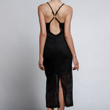 Vestido Maxi Escote V Tirantes Anchos