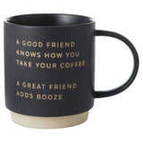 Taza divertida "Good Friend, Great Friend", 16 oz.