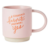 Taza "Grandma's Favorite Answer", 16 oz.