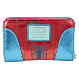 Loungefly Cartera metálica con cremallera de Spider-Man de Marvel