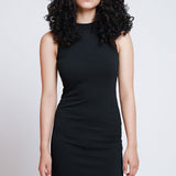 Vestido Cuello Mock Textura Relieve