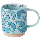 Taza divertida "All-Porpoise", 16 oz.