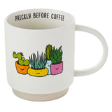 Taza divertida "Prickly Before Coffee", 16 oz.