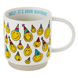 Taza divertida "Smile It's Your Birthday", 16 oz.