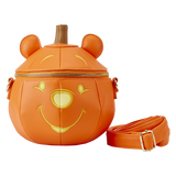 Loungefly Bolso bandolera de calabaza con brillo de Winnie the Pooh