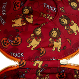 Loungefly Bolso bandolera de calabaza con brillo de Winnie the Pooh