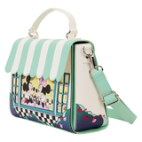 Loungefly Bolso bandolera Mickey & Minnie Date Night Diner