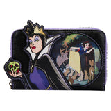 Loungefly Cartera con cremallera Escenas de villanos de la Reina Malvada