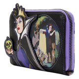 Loungefly Cartera con cremallera Escenas de villanos de la Reina Malvada