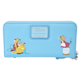 Loungefly Cartera tipo pulsera lenticular con cremallera alrededor de la serie Cenicienta Princess